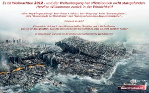 Weihnachtskarte Doomsday 2012