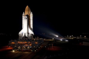 Atlantis rollout to Launch Pad 39A