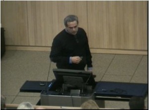 Dario Autiero (CNRS), 23.09.2011 am CERN