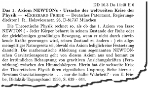 Ekkehard Friebe Frühjahrstagung DPG Regensburg 1998