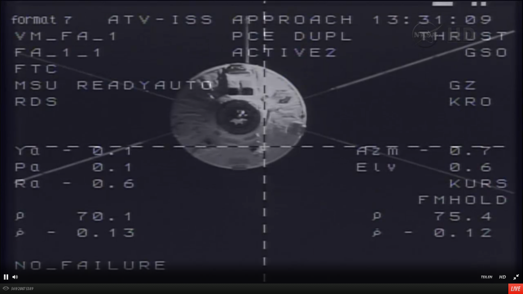 ATV-4 „Albert Einstein“ meets ISS